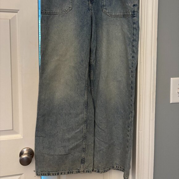Free People Wide Leg Jeans Size 30 - Picture 1 of 4